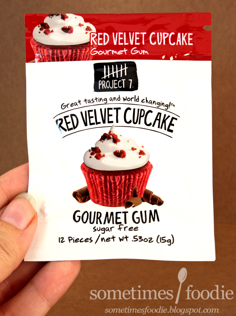 Birthday Cake Gourmet Gum
 Sometimes Foo Project 7 Red Velvet Cupcake Gum Tar