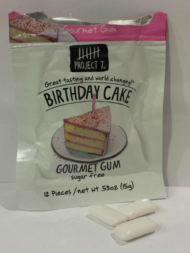 Birthday Cake Gourmet Gum
 Project 7 Birthday Cake Gourmet Gum