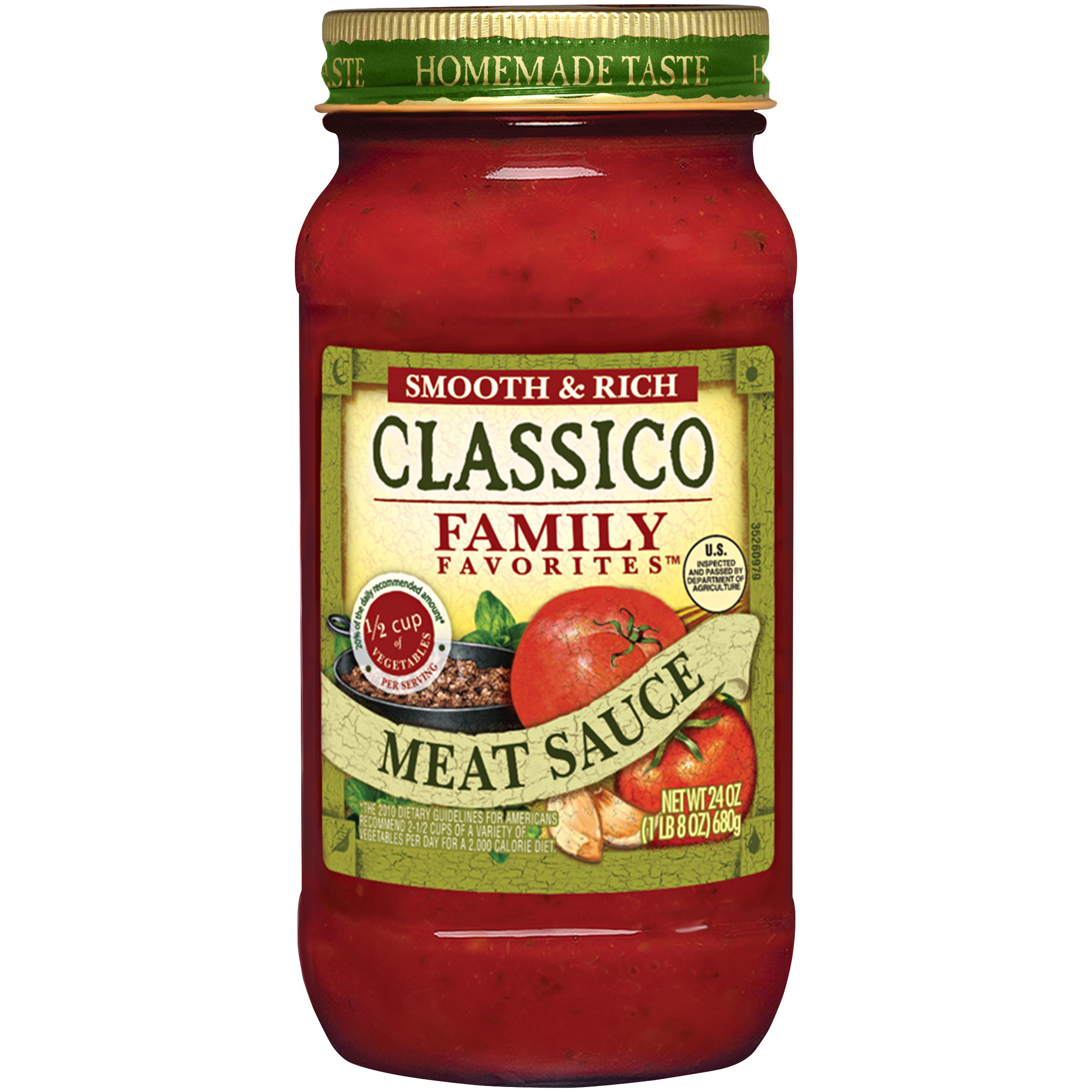 Classico Spaghetti Sauces
 Family Favorites Meat Sauce Classico Pasta Sauce
