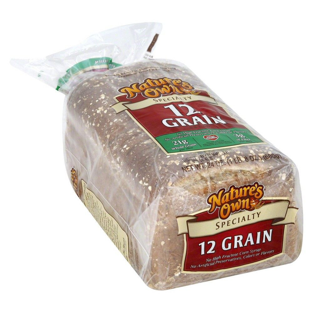 12 Grain Bread Recipe
 Nature s Own 12 Grain Bread 24oz