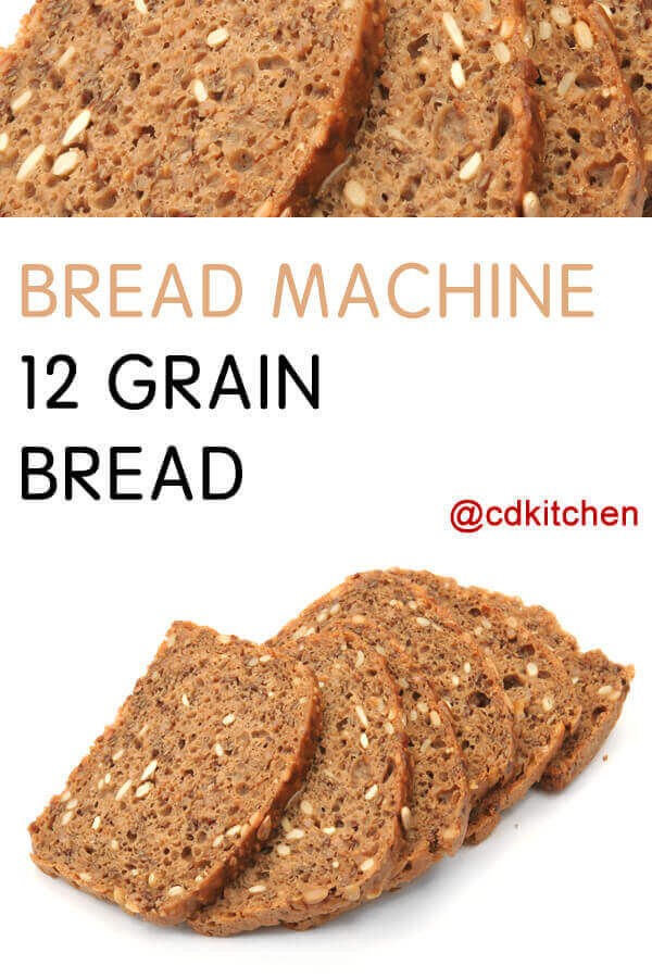12 Grain Bread Recipe
 Bread Machine 12 Grain Bread Recipe from CDKitchen