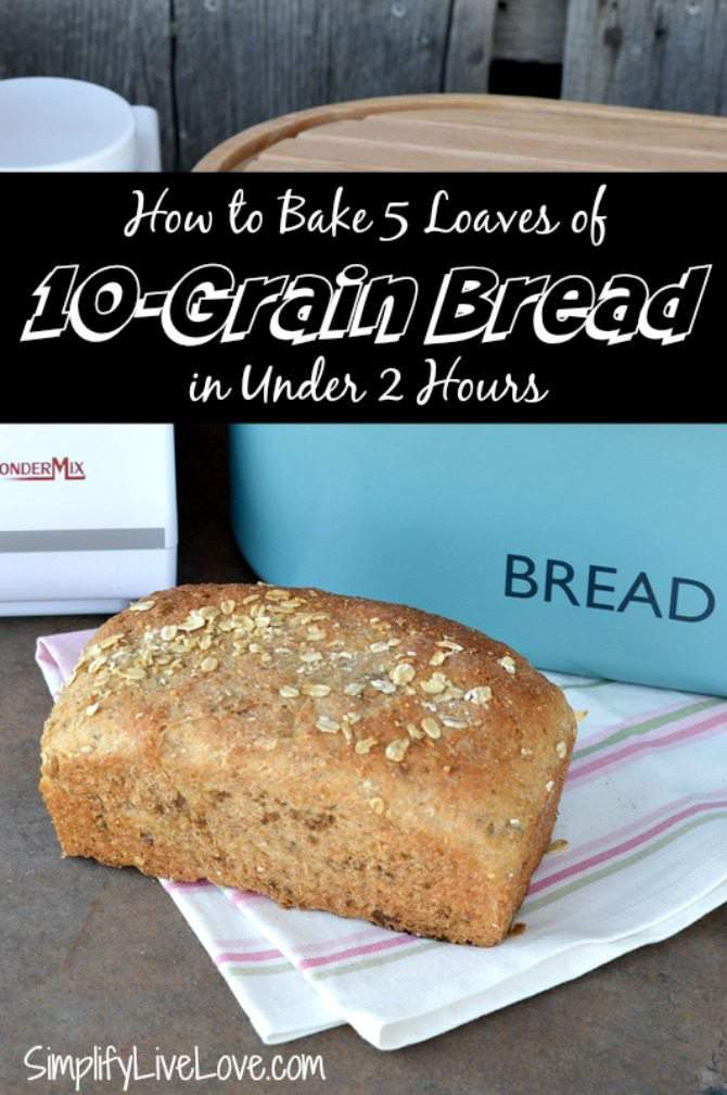 12 Grain Bread Recipe
 How to Make Homemade 12 Grain Bread Simplify Live Love