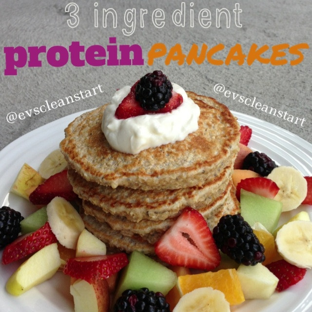 3 Ingredient Protein Pancakes
 Ripped Recipes Three Ingre nt Protein Pancakes