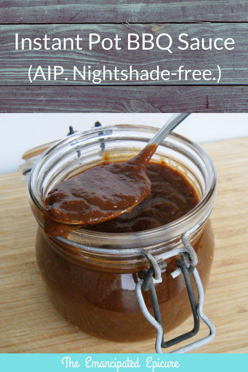 Aip Bbq Sauce
 Instant Pot BBQ sauce Nightshade free AIP The