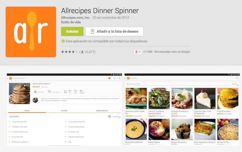Allrecipes Dinner Spinner
 Aplicaciones para cenar y chuparse los dedos Hoy