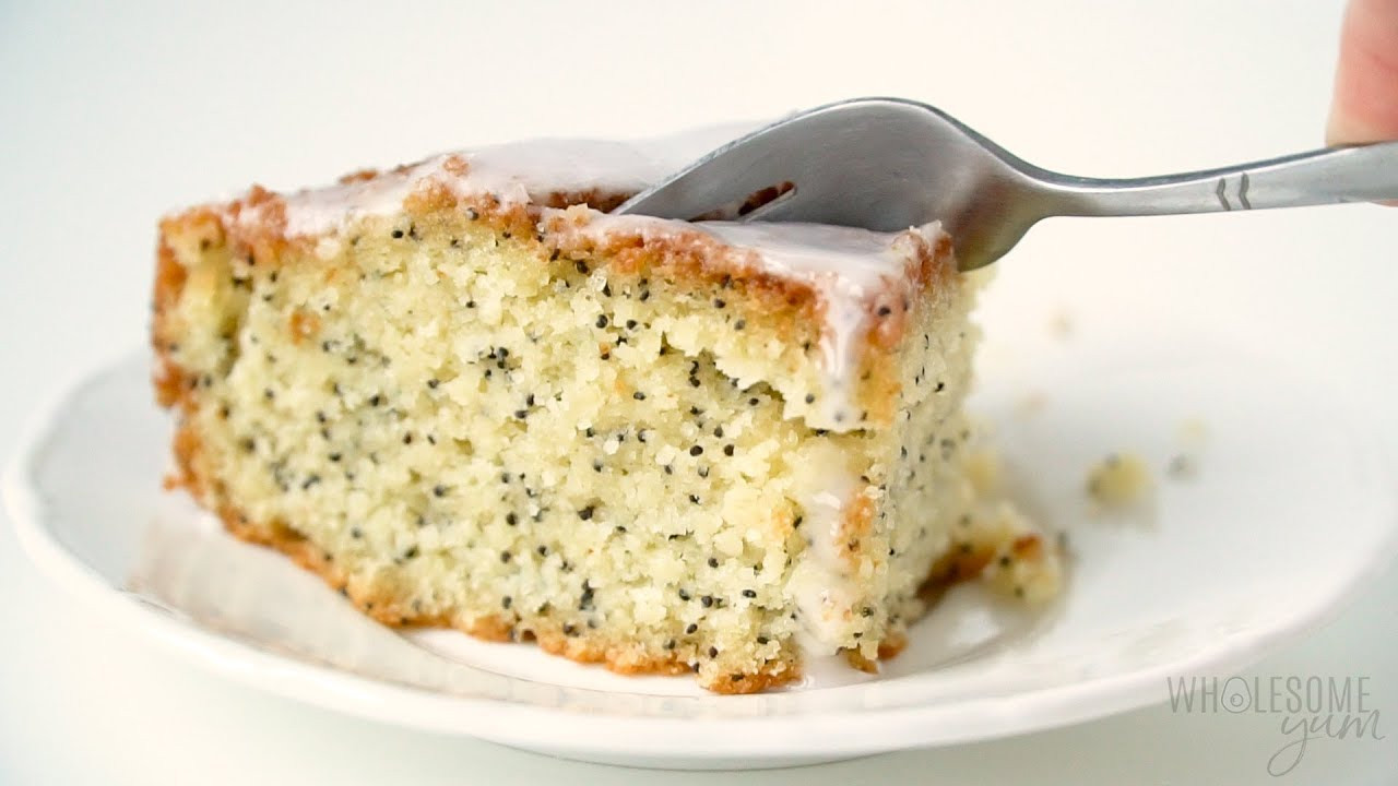 Almond Flour Pound Cake
 Lemon Poppy Seed Low Carb Keto Pound Cake Recipe With