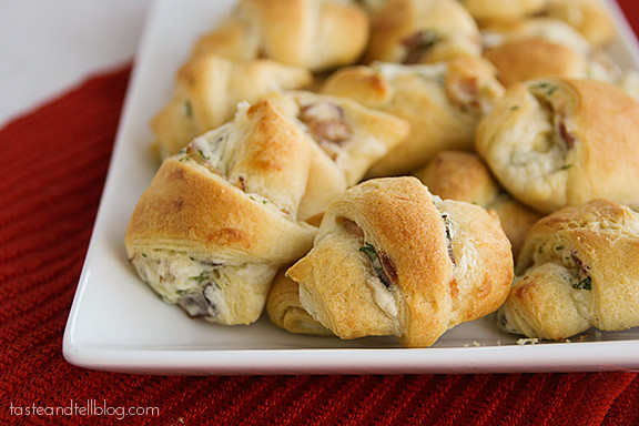 Appetizers With Crescent Rolls
 Bacon Appetizer Crescents Taste and Tell