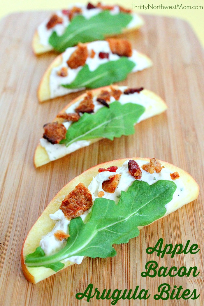 Apple Appetizer Recipes
 Apple Bacon Arugula Bites Appetizer for New Years Eve