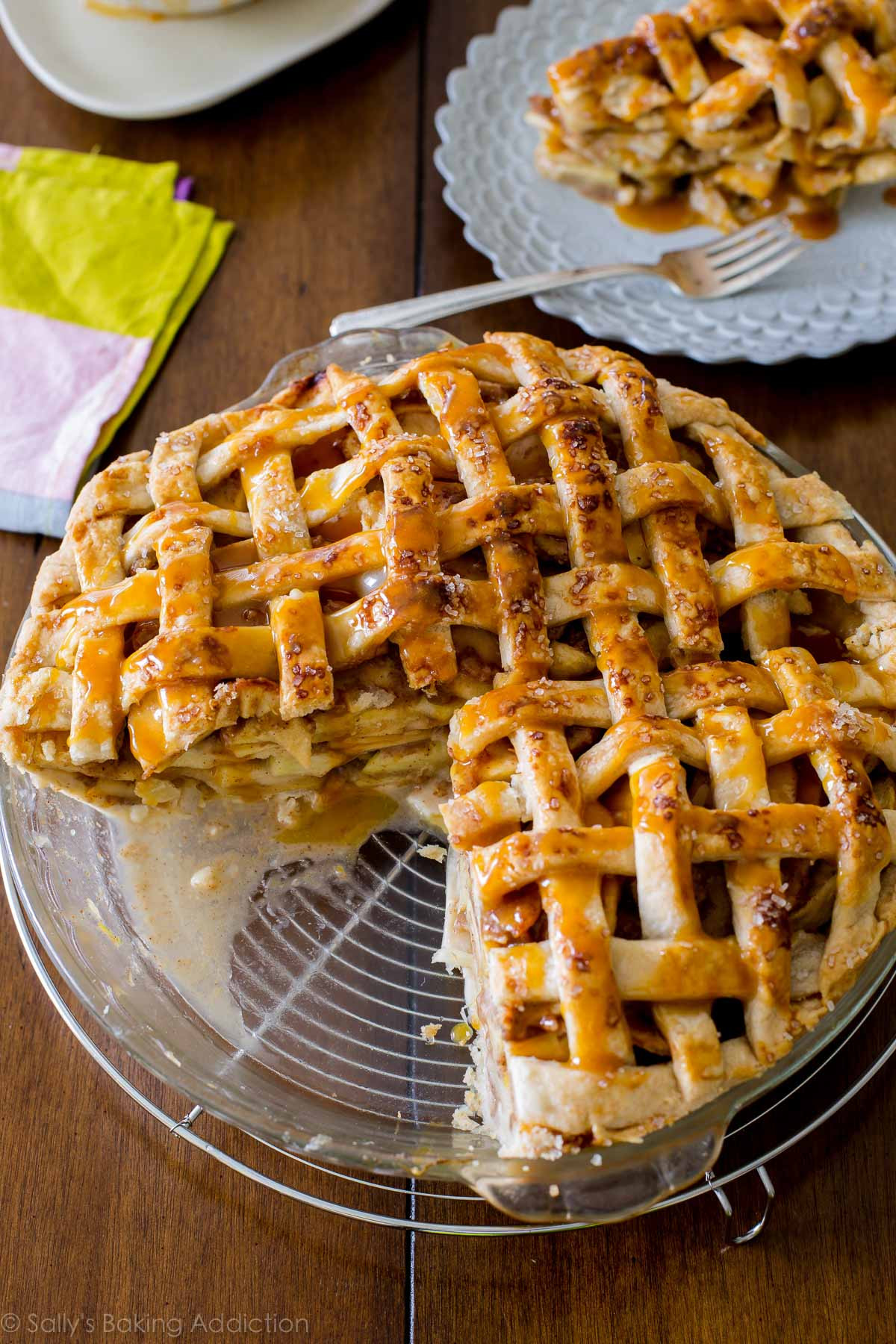 Apple Pie Caramel Apple
 Deep Dish Apple Pie Sallys Baking Addiction