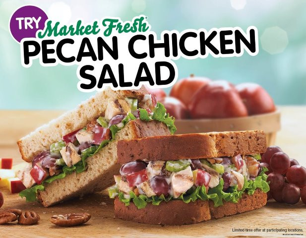 Arbys Chicken Salad
 News Arby s Pecan Chicken Salad Sandwich and Wrap Returns