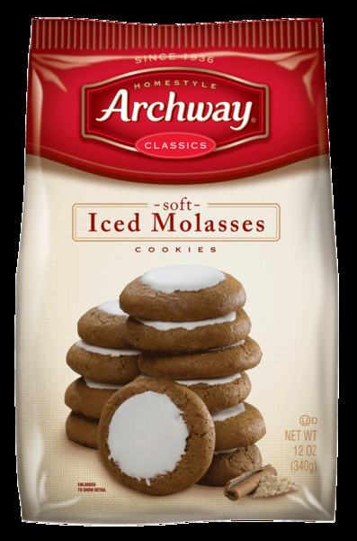 Archway Molasses Cookies
 Archway Iced Molasses Cookies – Snyder s Lance line
