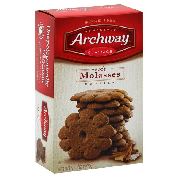 Archway Molasses Cookies
 Archway Cookies Molasses Classic Soft 9 5 oz from Food