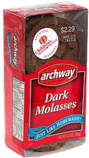 Archway Molasses Cookies
 Archway Dark Molasses Cookies 12 oz Nutrition