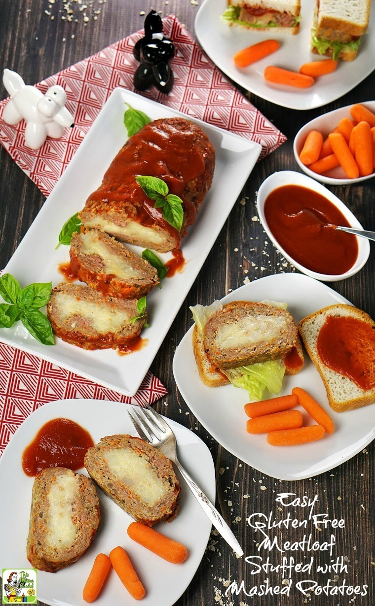 Are Mashed Potatoes Gluten Free
 Easy Gluten Free Meatloaf Stuffed with Mashed Potatoes