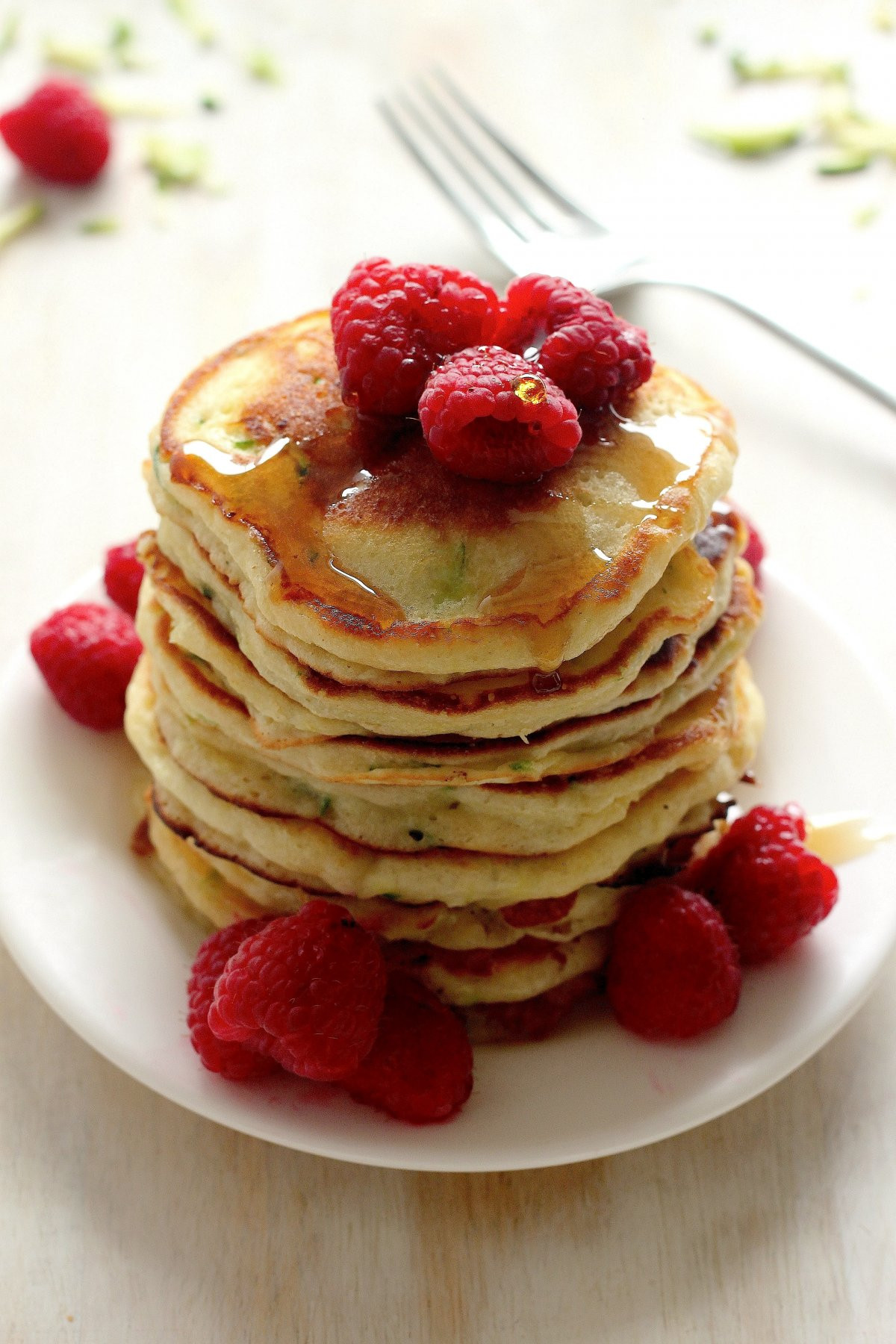 Are Pancakes Healthy
 Healthy Greek Yogurt Zucchini Pancakes Baker by Nature
