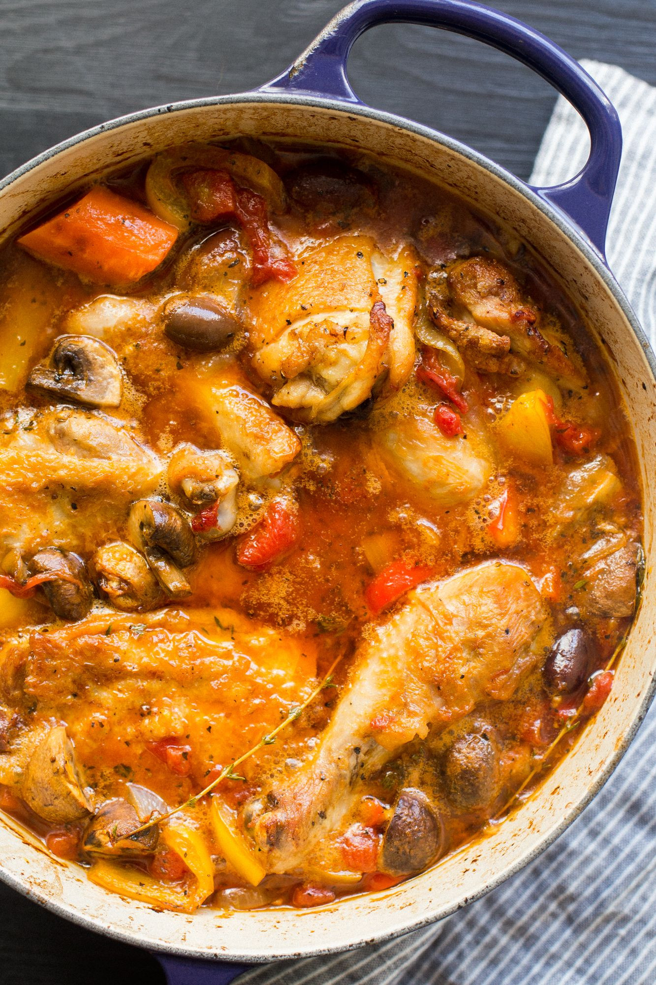 Authentic Italian Chicken Recipes
 Chicken Cacciatore The Domestic Man