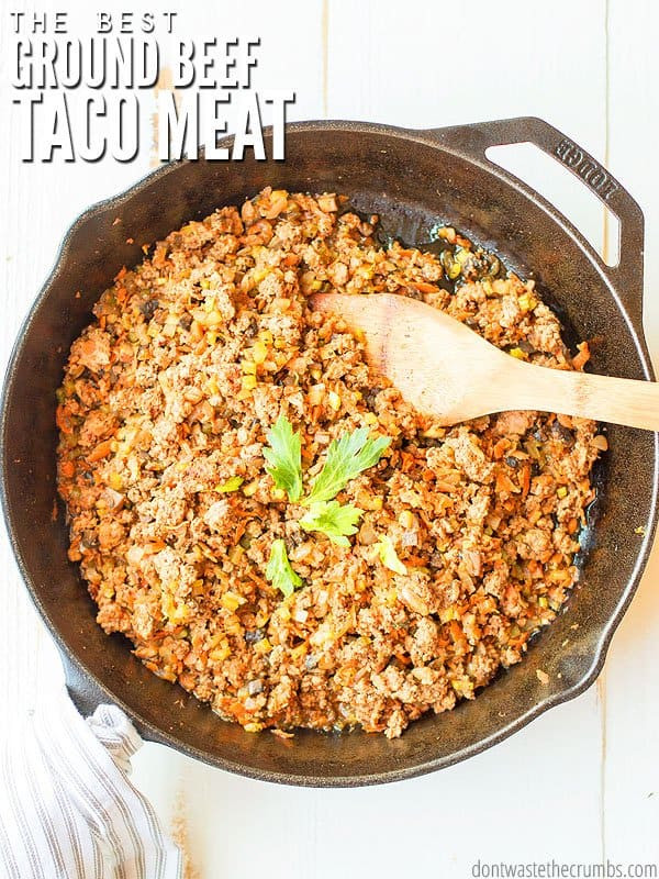 Authentic Mexican Ground Beef Taco Recipe
 Ground Beef Taco Meat with Homemade Taco Seasoning