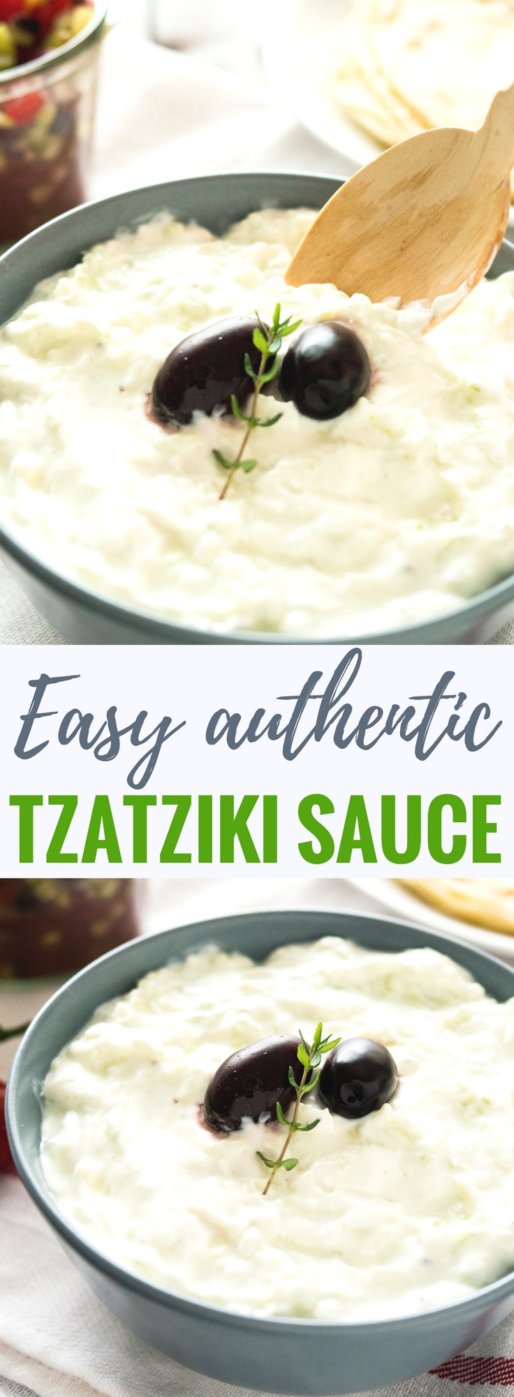 Authentic Tzatziki Sauce Recipe
 Authentic Tzatziki Sauce Recipe with Greek Yoghurt