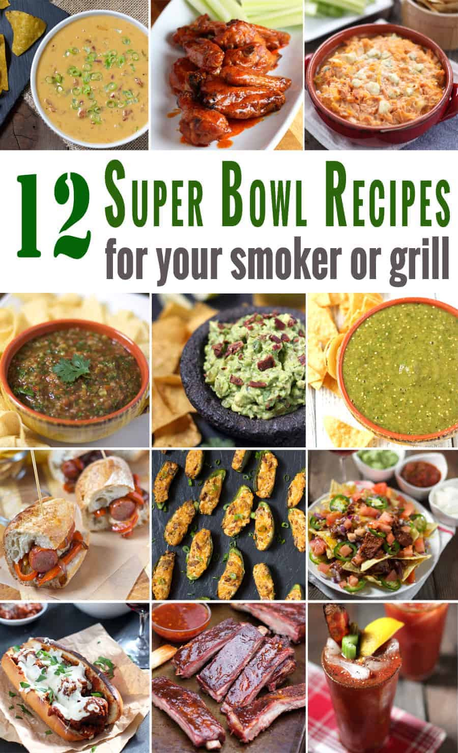 Awesome Super Bowl Recipes
 12 Super Bowl Recipes on the Smoker or Grill Vindulge