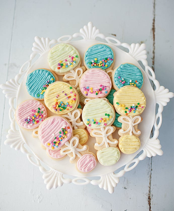 Baby Shower Cookies Recipe
 Rattle Cookies Vintage Themed Baby Shower