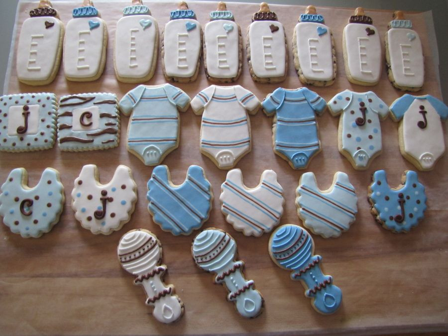 Baby Shower Cookies Recipe
 Vanilla sugar cookies & chocolate chip roll out cookies