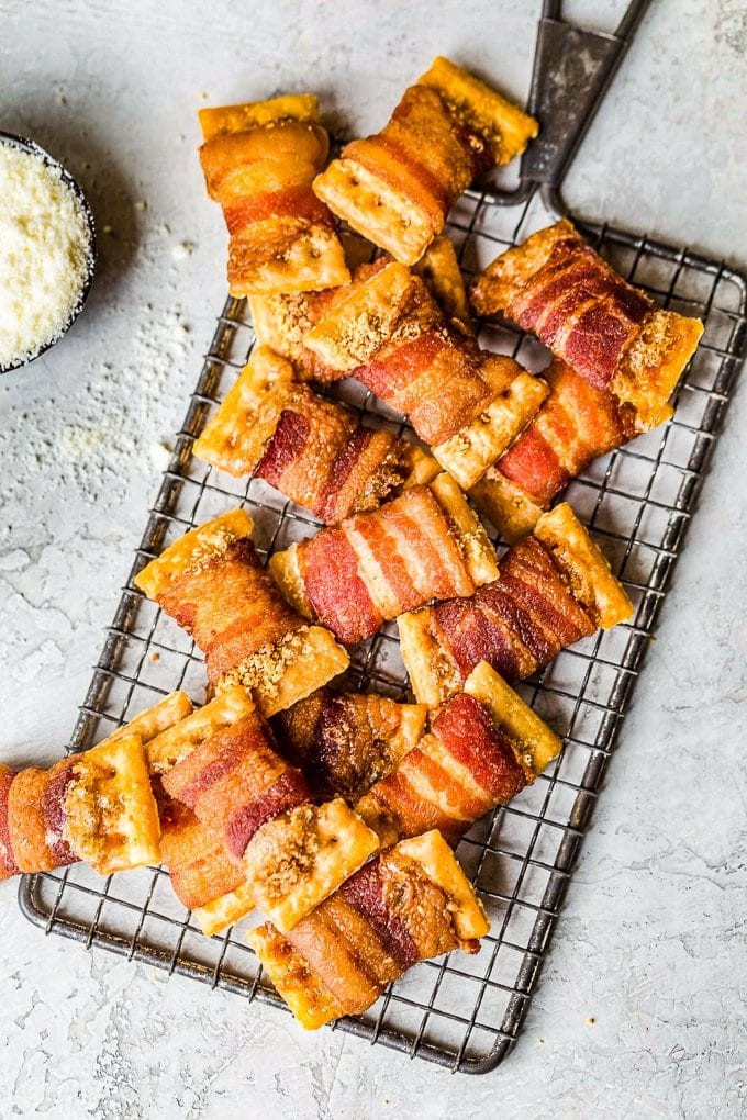 Bacon Appetizer Recipes
 Bacon Wrapped Crackers Appetizer How To VIDEO