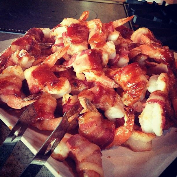 Bacon Appetizers Pioneer Woman
 Pioneer Woman bacon wrapped shrimp My Al would have loved