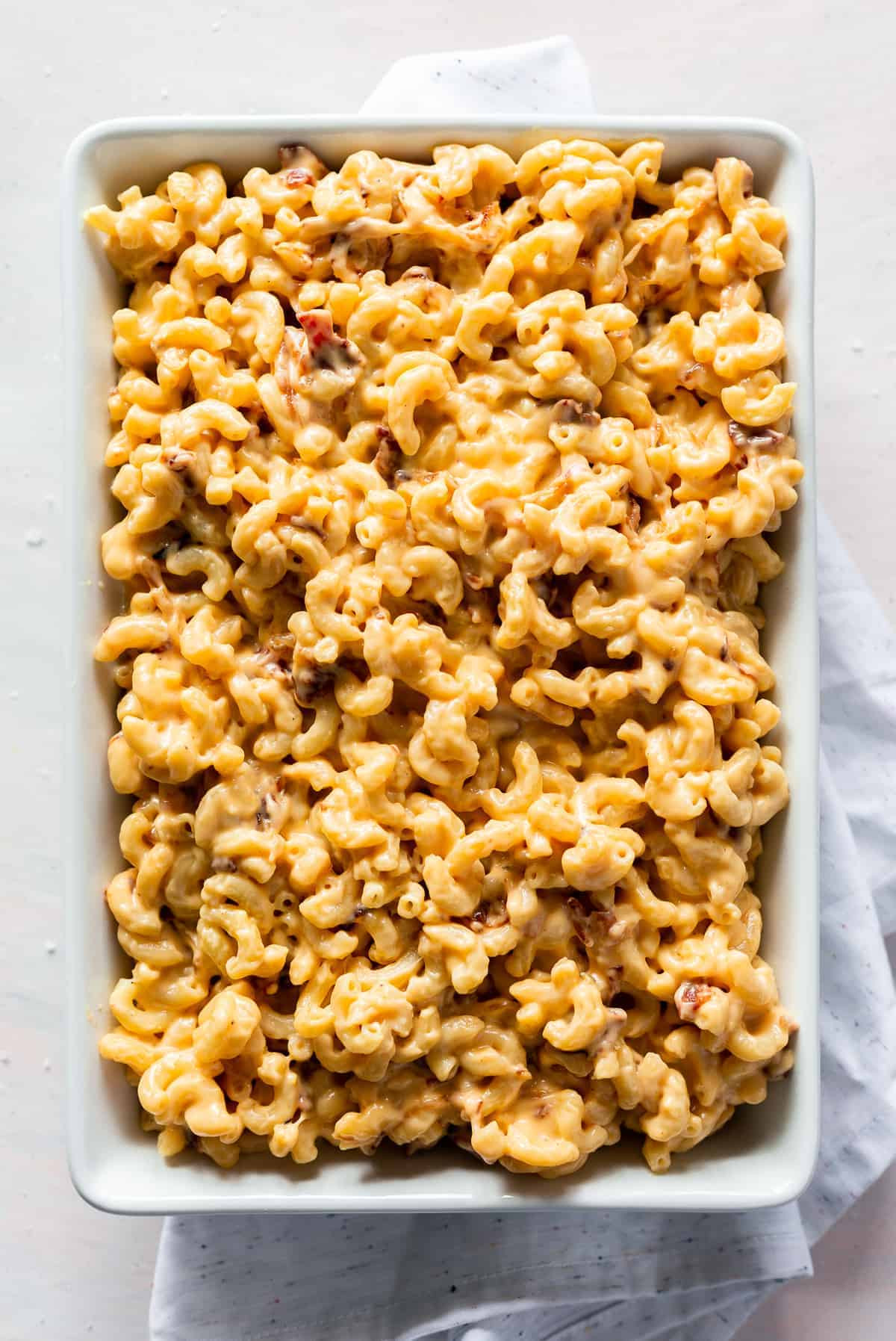 Bacon Baked Macaroni And Cheese
 Creamy Baked Macaroni and Cheese with Bacon — Bless this Mess