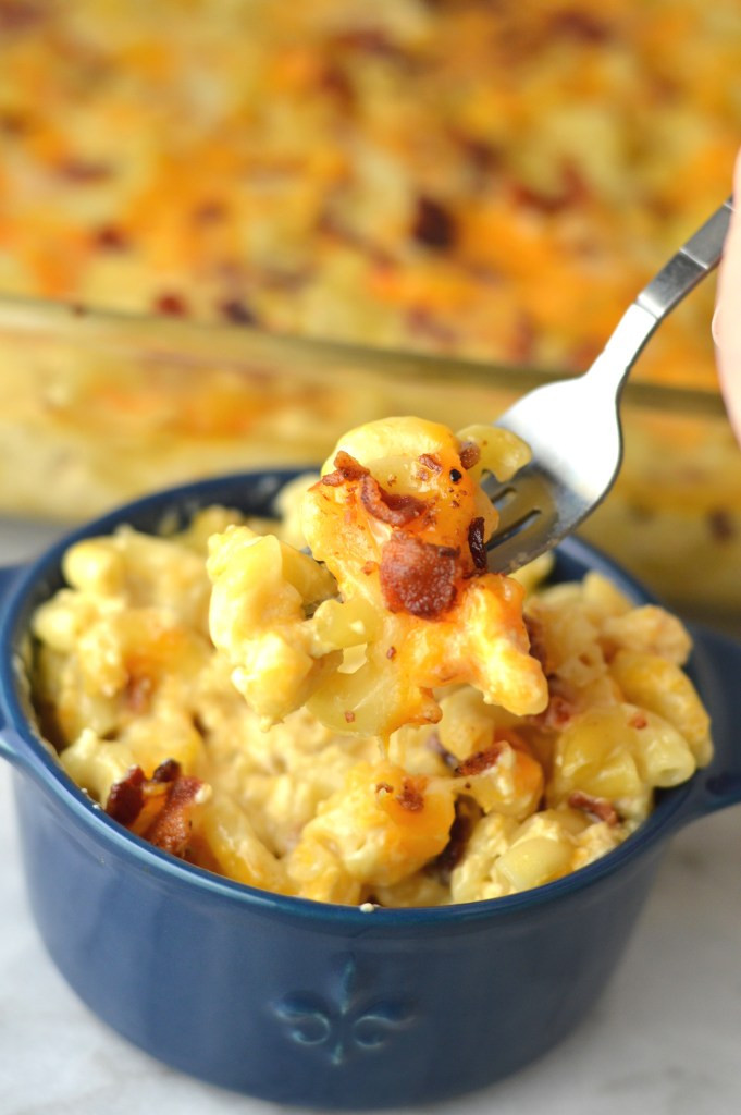 Bacon Baked Macaroni And Cheese
 Baked Bacon Macaroni and Cheese