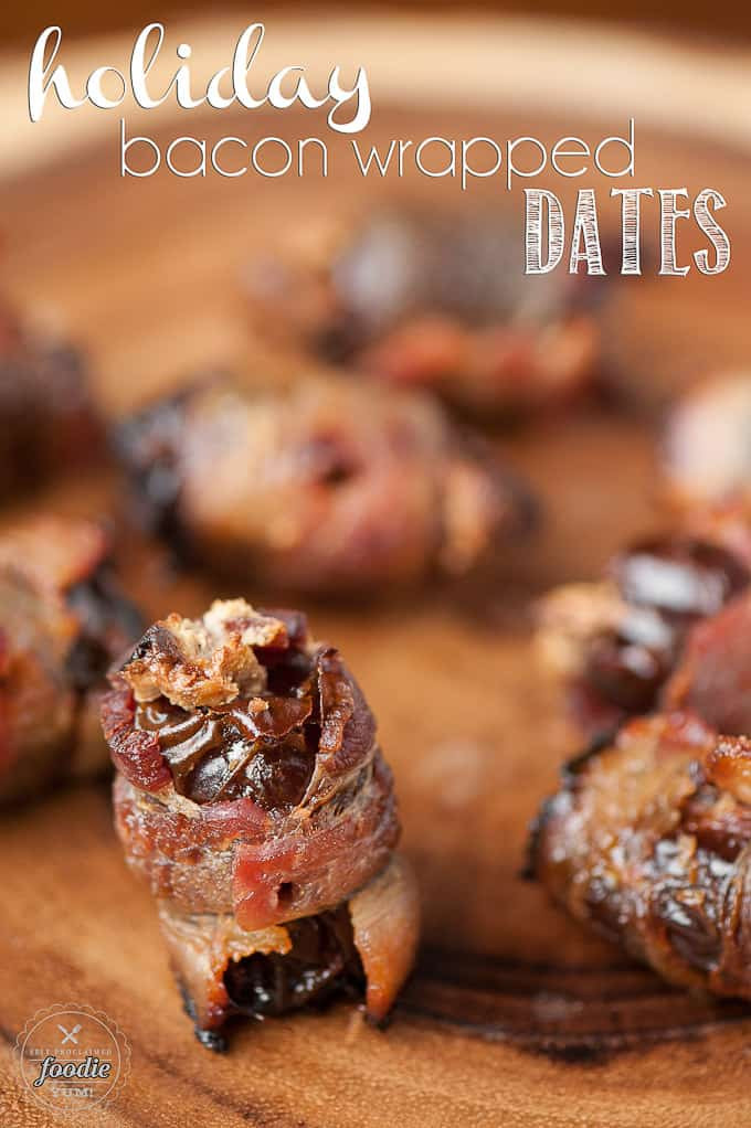 Bacon Date Appetizers
 Holiday Bacon Wrapped Dates