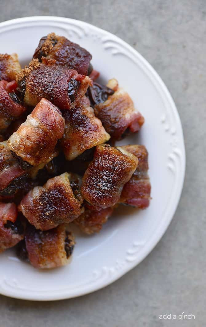 Bacon Date Appetizers
 Bacon Wrapped Dates Recipe Add a Pinch