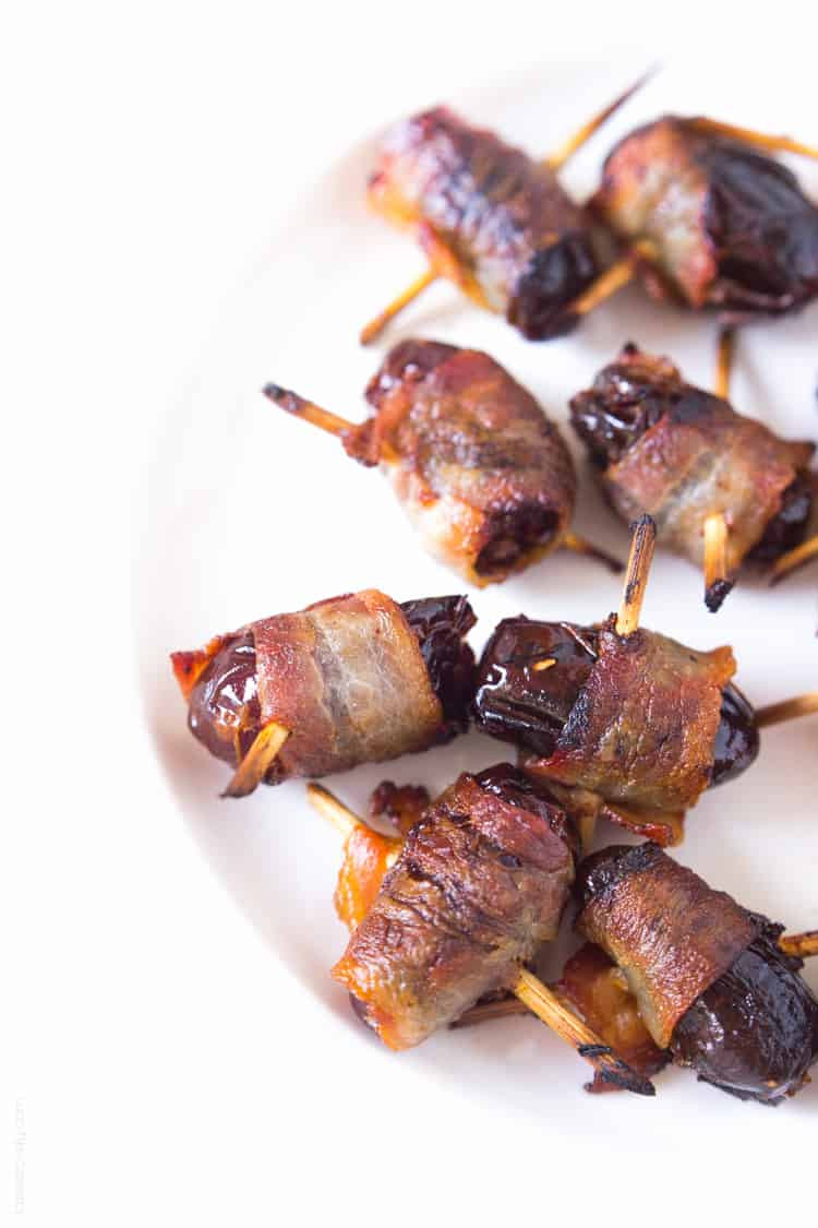 Bacon Date Appetizers
 Bacon Wrapped Dates Tastes Lovely