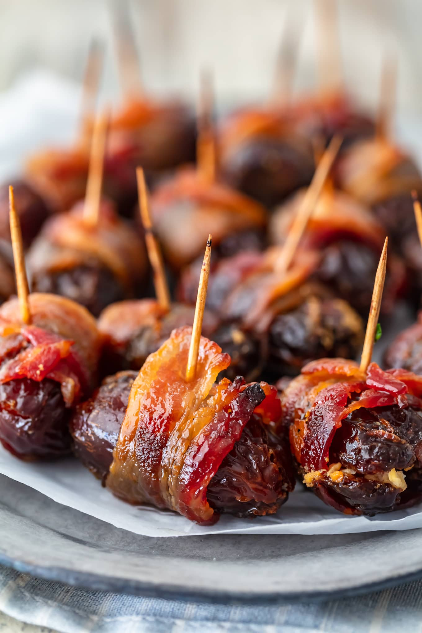 Bacon Date Appetizers
 Bacon Wrapped Dates with Goat Cheese VIDEO