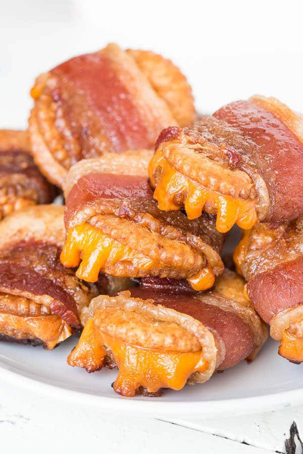 Bacon Wrapped Appetizers
 Bacon Wrapped Cheesy Crackers Video Sweet & Savory