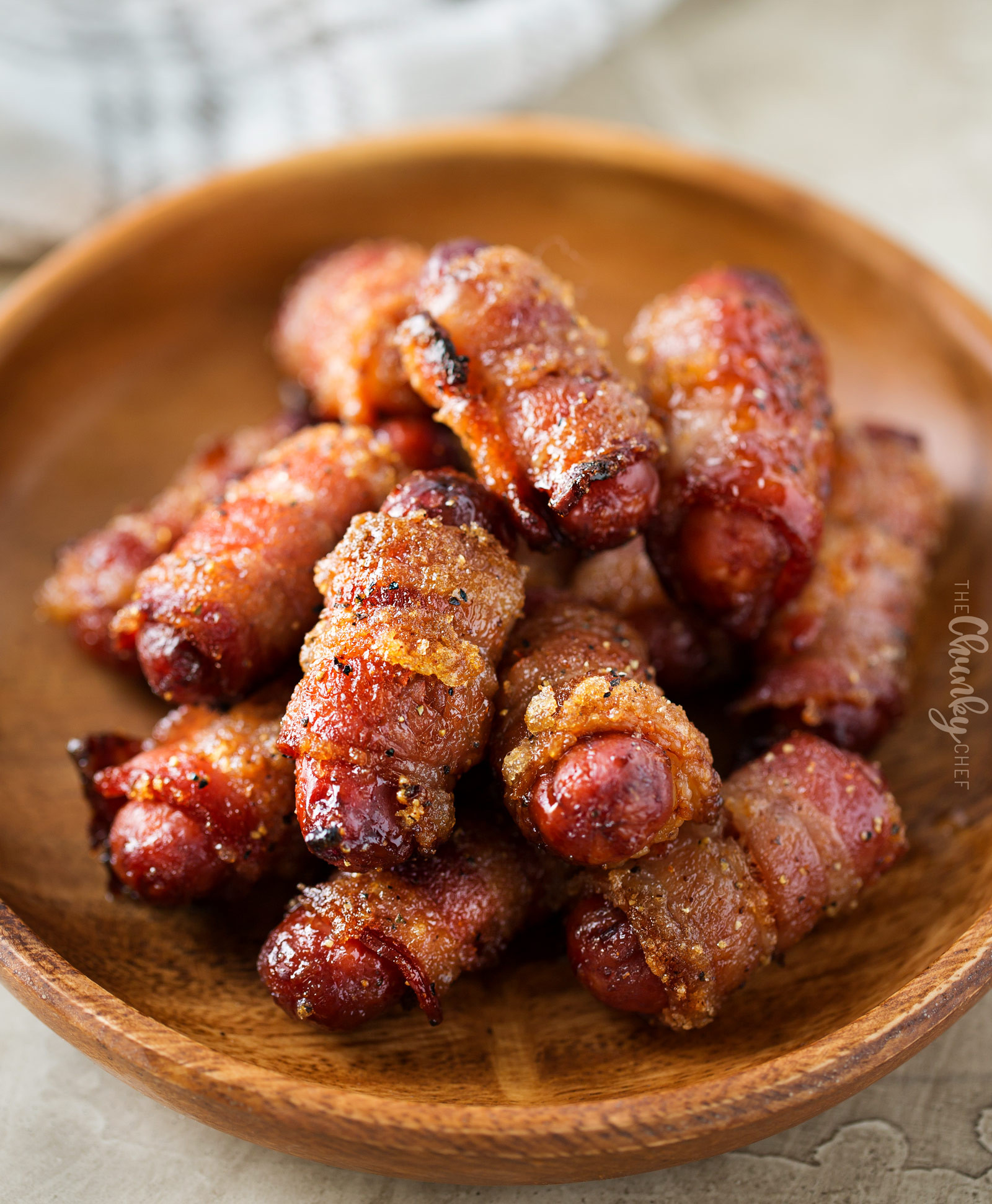 Bacon Wrapped Appetizers
 Spicy Brown Sugar Bacon Wrapped Little Smokies The