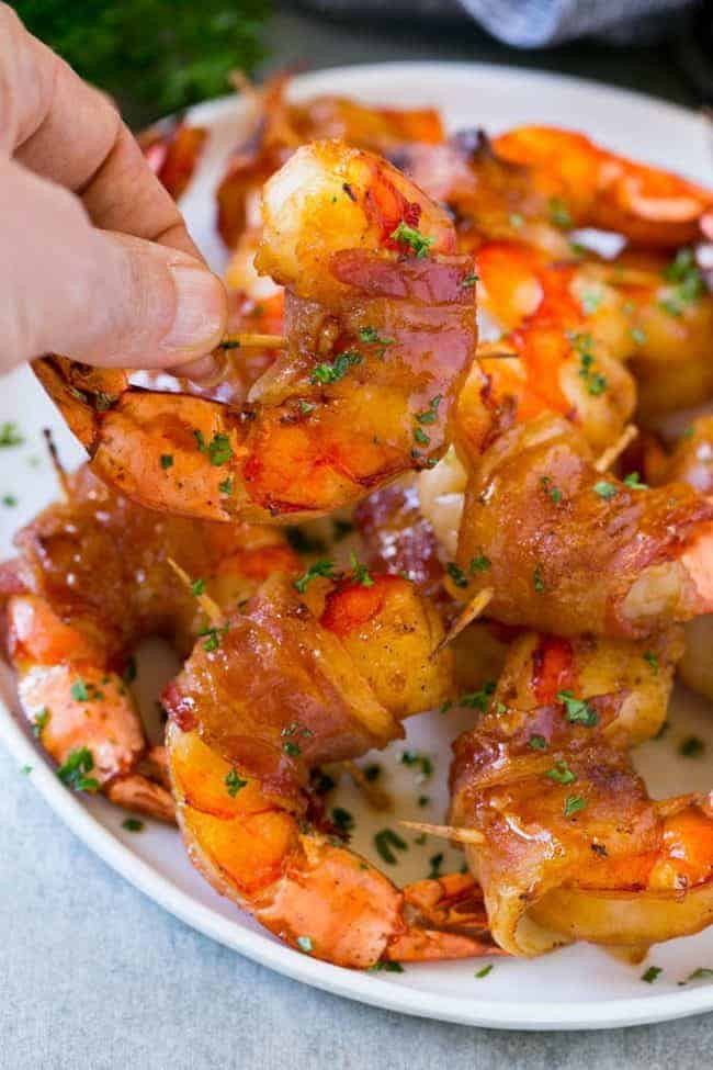 Bacon Wrapped Appetizers Recipe
 Sweet and Savory Bacon Wrapped Shrimp