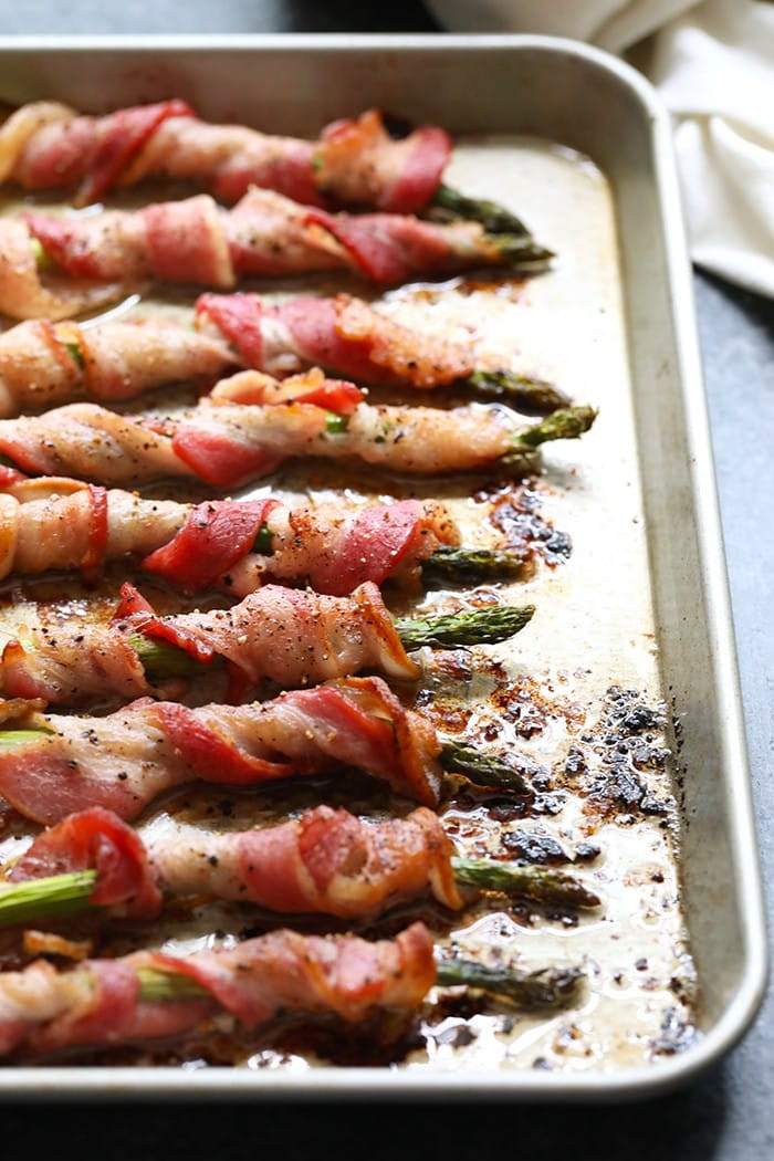 Bacon Wrapped Asparagus Appetizers
 Easy Bacon Wraped Asparagus paleo Fit Foo Finds