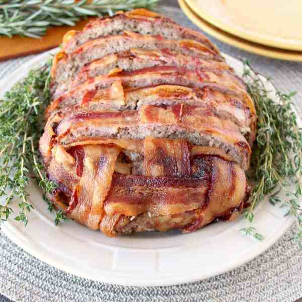 Bacon Wrapped Ground Beef
 Bacon Wrapped Meatloaf Recipe WhitneyBond