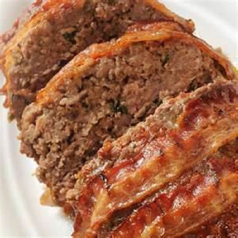 Bacon Wrapped Ground Beef
 BACON wrapped MEATLOAF Sausage & Ground Pork Cindy s