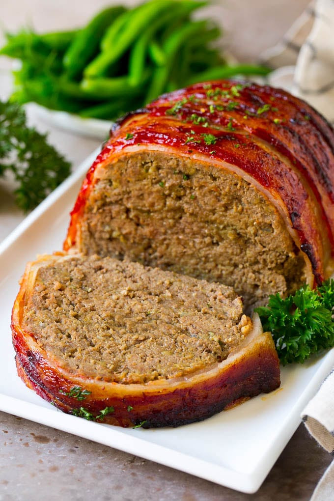 Bacon Wrapped Ground Beef
 Bacon Wrapped Meatloaf Dinner at the Zoo