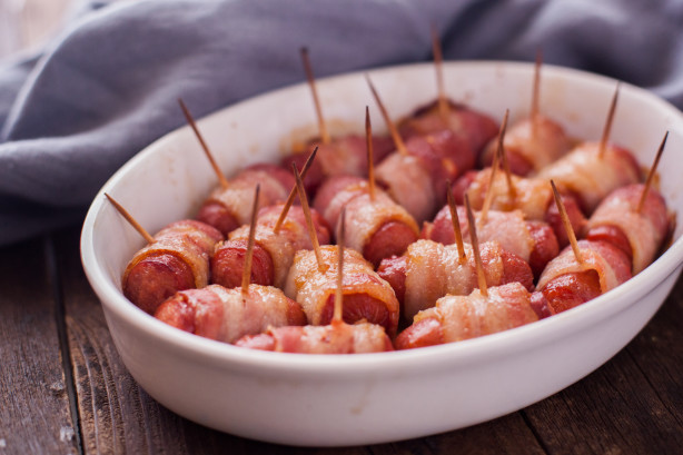 Bacon Wrapped Hot Dog Appetizers
 Sweet Bacon Wrapped Hot Dogs Recipe Food