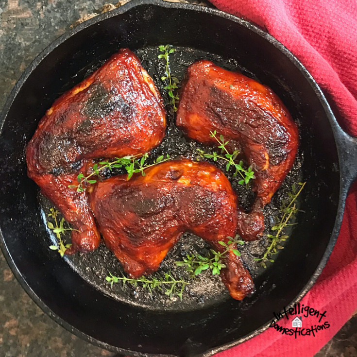 Baked Bbq Chicken Legs Sweet Baby Ray'S
 Baked BBQ Chicken Bone In Intelligent Domestications