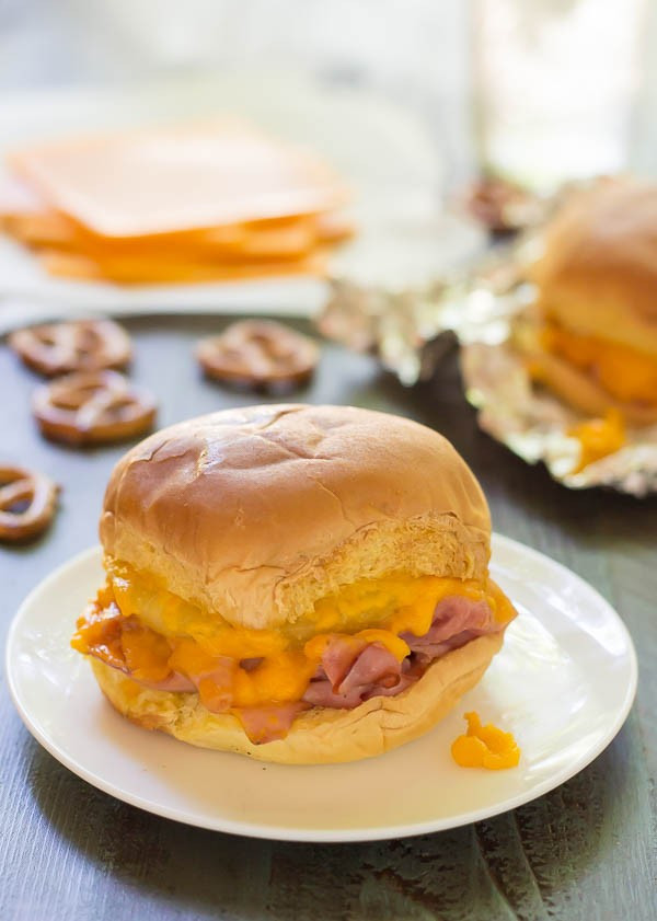 Baked Ham And Cheese Sandwiches In Foil
 Easy Peasy Hot Ham & Cheesy Sandwiches
