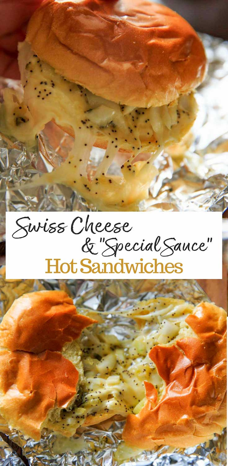 Baked Ham And Cheese Sandwiches In Foil
 Ham less Swiss Cheese Hot Sliders Grandma s Recipe