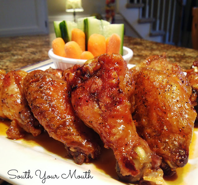 Baking Soda Chicken Wings
 South Your Mouth Crispy Baked Chicken Wings with Sweet