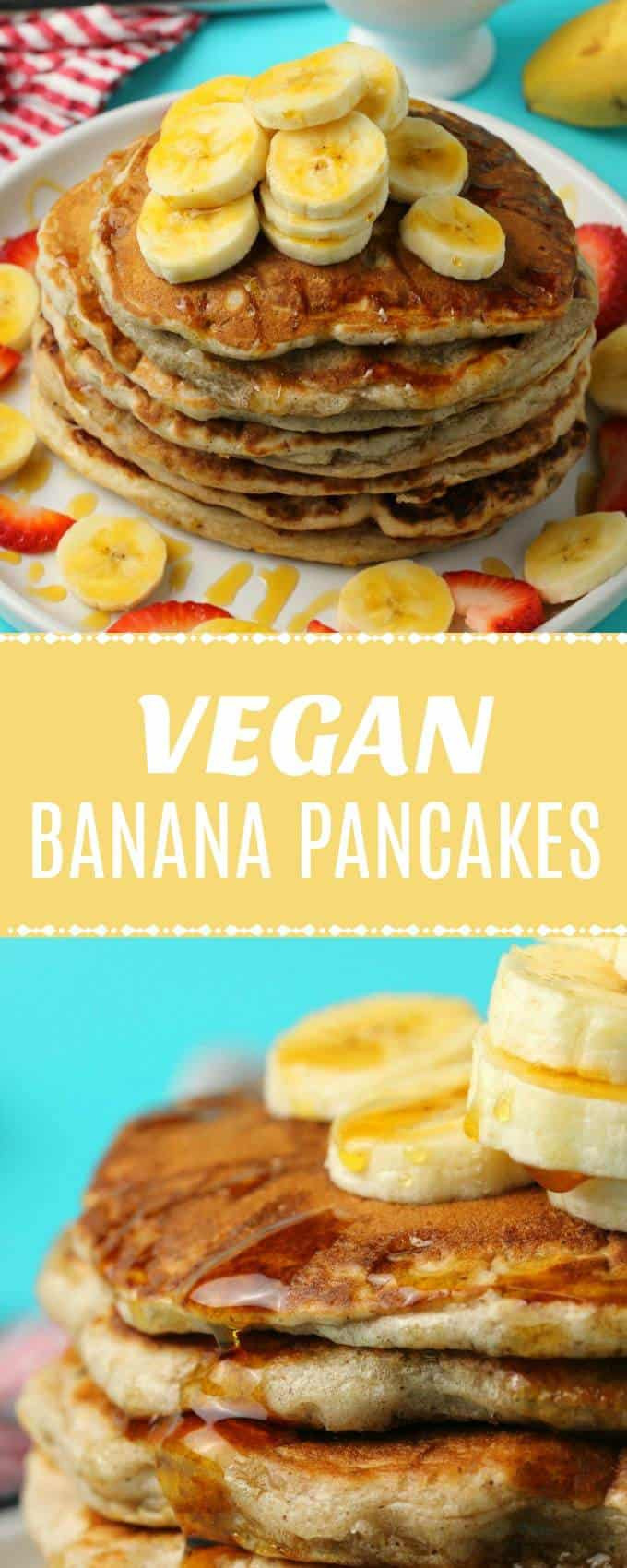 Banana Vegan Pancakes
 Vegan Banana Pancakes Light and Fluffy Loving It Vegan