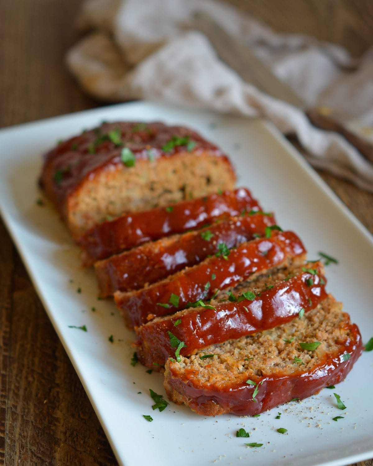 Barbeque Turkey Meatloaf
 Turkey Meatloaf with BBQ Glaze ce Upon a Chef