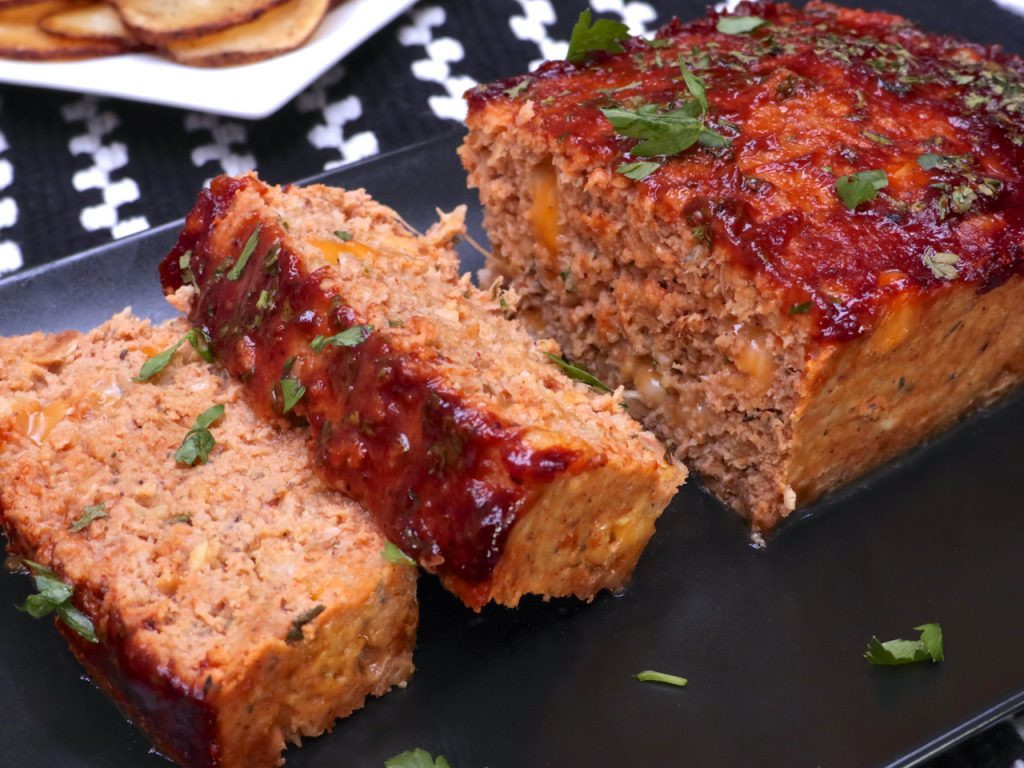 Barbeque Turkey Meatloaf
 Cheesy BBQ Turkey Meatloaf