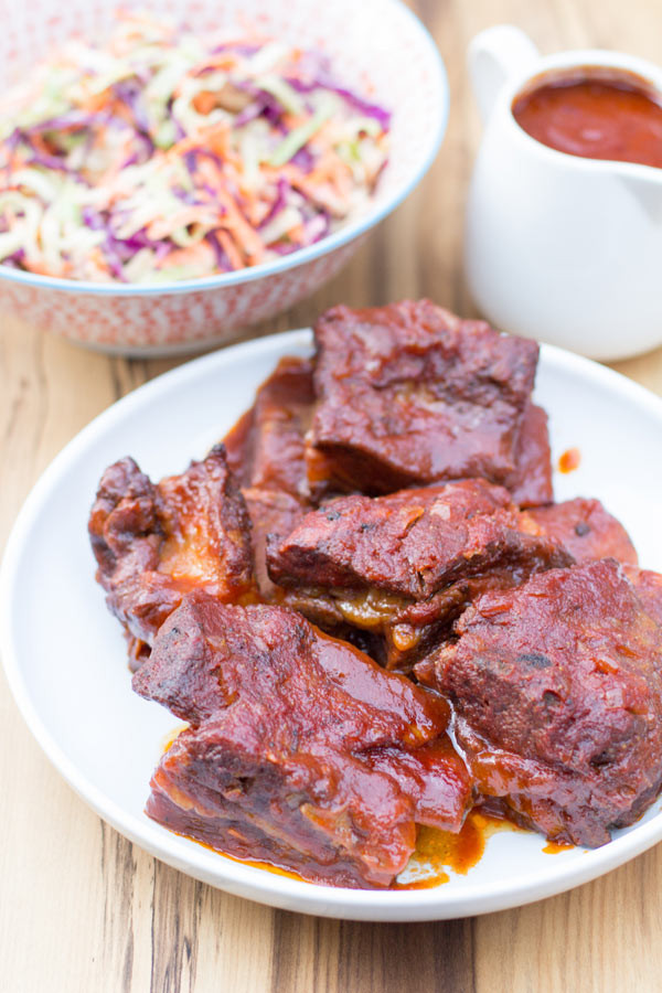 Bbq Beef Short Ribs Oven
 Slow Cooker BBQ Beef Short Ribs Grab Your Spork