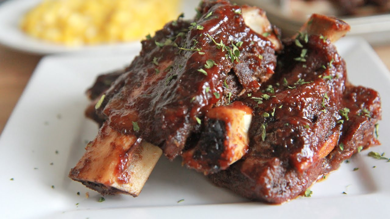 Bbq Beef Short Ribs Oven
 Oven Baked BBQ Beef Ribs Recipe